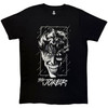 DC Comics 'Joker Black & White Grin' (Black) T-Shirt
