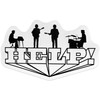 The Beatles 'Help! 3D' Sticker