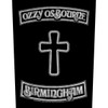 Ozzy Osbourne 'Birmingham' Back Patch