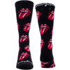 The Rolling Stones 'Allover Tongues' (Black) Crew Socks (One Size = UK 6.5-11)