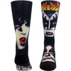 KISS 'Faces Sublimation' (Black) Crew Socks (One Size = UK 6.5-11)