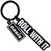 Oasis 'Roll With It Decca Logo Charm' Ex-Tour Keyring