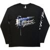 Michael Jackson 'Thriller / Hat Poses' (Black) Long Sleeve Shirt