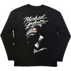 Michael Jackson 'Thriller / Hat Poses' (Black) Long Sleeve Shirt