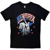 Jimi Hendrix 'Flag' (Black) T-Shirt