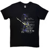 Jimi Hendrix 'Purple Haze Lyrics' (Black) T-Shirt