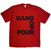 Gang Of Four 'Logo' (Red) T-Shirt