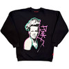P!NK 'Paint Pen' (Black) Womens Fitted Unplugged Sweatshirt