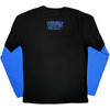 Creedence Clearwater Revival 'CCR Album' (Black & Blue) Eco Layered Long Sleeve Shirt