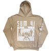 Sum 41 'Band Photo' (Natural) Unplugged Pull Over Hoodie