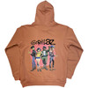 Gorillaz 'Group Circle Rise' (Pink) Unplugged Pull Over Hoodie