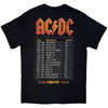 AC/DC 'Train EU Tour '25' (Black) T-Shirt