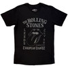 The Rolling Stones 'European Tour '82' (Black) T-Shirt