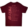 AC/DC 'Logo EU Tour '25' (Maroon Red) T-Shirt