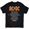 AC/DC 'Angus Amps EU Tour '25' (Black) T-Shirt