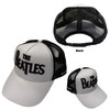 The Beatles 'Drop T Logo & Apple' (Black & White) Trucker Cap