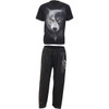 Spiral 'Wolf Chi' (Black) 4 Piece Gothic Pyjama Set