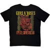 Guns N' Roses 'Skeleton 1987 Tour' (Black) T-Shirt