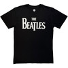 The Beatles 'Drop T Logo Mono' (Black) Eco T-Shirt