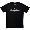 The Rolling Stones 'Logo Mono' (Black) Eco T-Shirt
