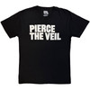 Pierce The Veil 'Logo Mono' (Black) Eco T-Shirt