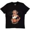 Britney Spears 'Portrait Spiral' (Black) Womens Fitted T-Shirt