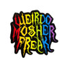SLF 'Weirdo Mosher Freak Rainbow' Iron On Patch