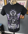 SLF 'Weirdo Mosher Freak Amethyst' (Black) T-Shirt Model Front