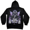 SLF 'Weirdo Mosher Freak Amethyst' (Black) Hoodie Back