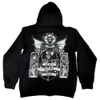 SLF 'Weirdo Mosher Freak Slate' (Black) Hoodie Back