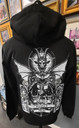 SLF 'Weirdo Mosher Freak Slate' (Black) Hoodie Model Back