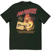 Foo Fighters 'Exhausted' (Green) T-Shirt