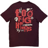 Foo Fighters 'Albums Symbols' (Maroon Red) T-Shirt