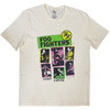 Foo Fighters 'Take Cover Tour' (Natural) T-Shirt