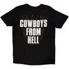 Pantera 'Cowboys From Hell Flames' (Black) T-Shirt