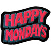 Happy Mondays 'Wavy Logo' Iron On Woven Patch