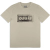 Oasis 'Thread Logo' (Stone Grey) Ex-Tour T-Shirt