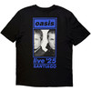 Oasis 'Santiago Half Faces Fan Store' (Black) T-Shirt