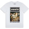 Oasis 'Don't Look Back In Anger Single Cover' (White) Ex-Tour T-Shirt