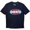 Oasis 'Elliptical Logo' (Navy Blue) Ex-Tour T-Shirt