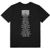 Oasis 'Wonderwall Live 25 World Tour' (Black) T-Shirt