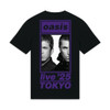 Oasis 'Tokyo Half Faces Fan Store' (Black) T-Shirt