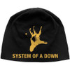 System of a Down 'Hand JD Print' (Black) Beanie Hat