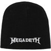 Megadeth 'Logo v1' (Black) Beanie Hat