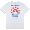 Oasis 'What's The Story CD Star' (White) T-Shirt