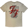 Foo Fighters '1995-2025 Albums' (Natural) T-Shirt