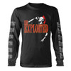 The Exploited 'They Came From...' (Black) Long Sleeve Shirt Front