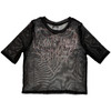 Bullet For My Valentine 'Deathcore' (Black) Womens Fitted Mesh Crop Top