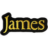 James 'Logo' Iron On Woven Patch