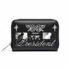 President 'King Of Terrors' Rocksax Zip Top Purse